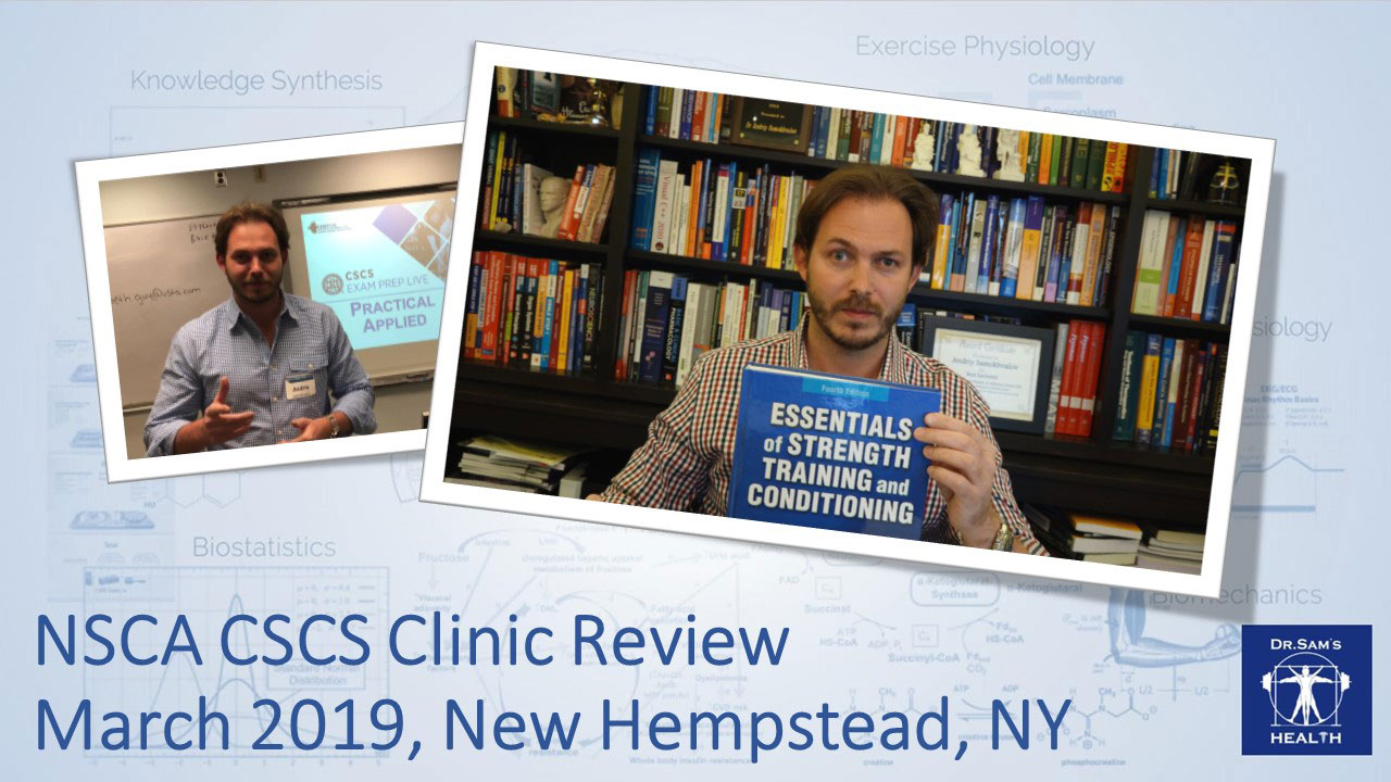 NSCA CSCS Clinic Review