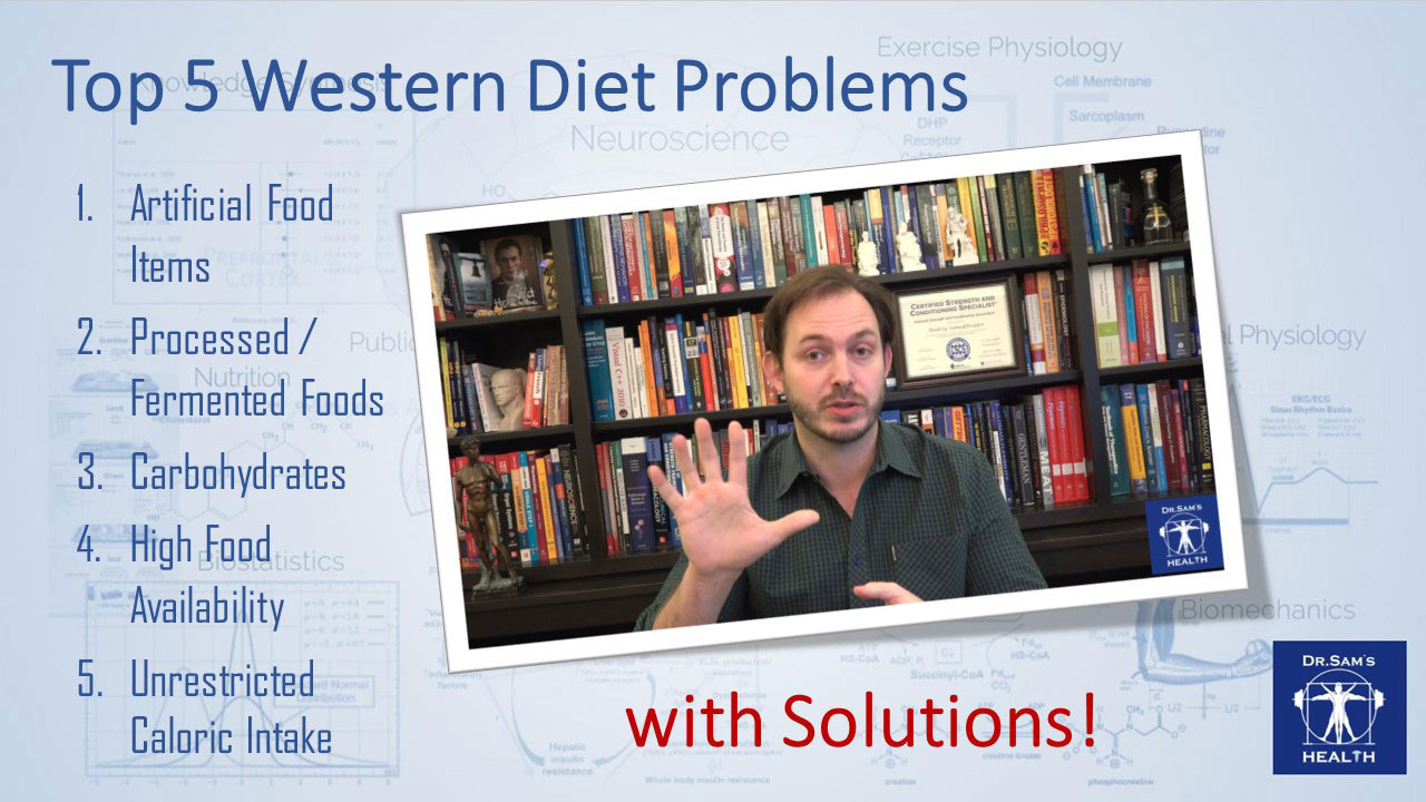 Troubleshooting the Western Diet: Top 5 Issues and Tentative Solutions