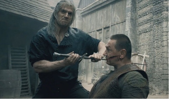 Henry Cavill shows how he chopped up eight guys at once in a Witcher fight  scene | PC Gamer