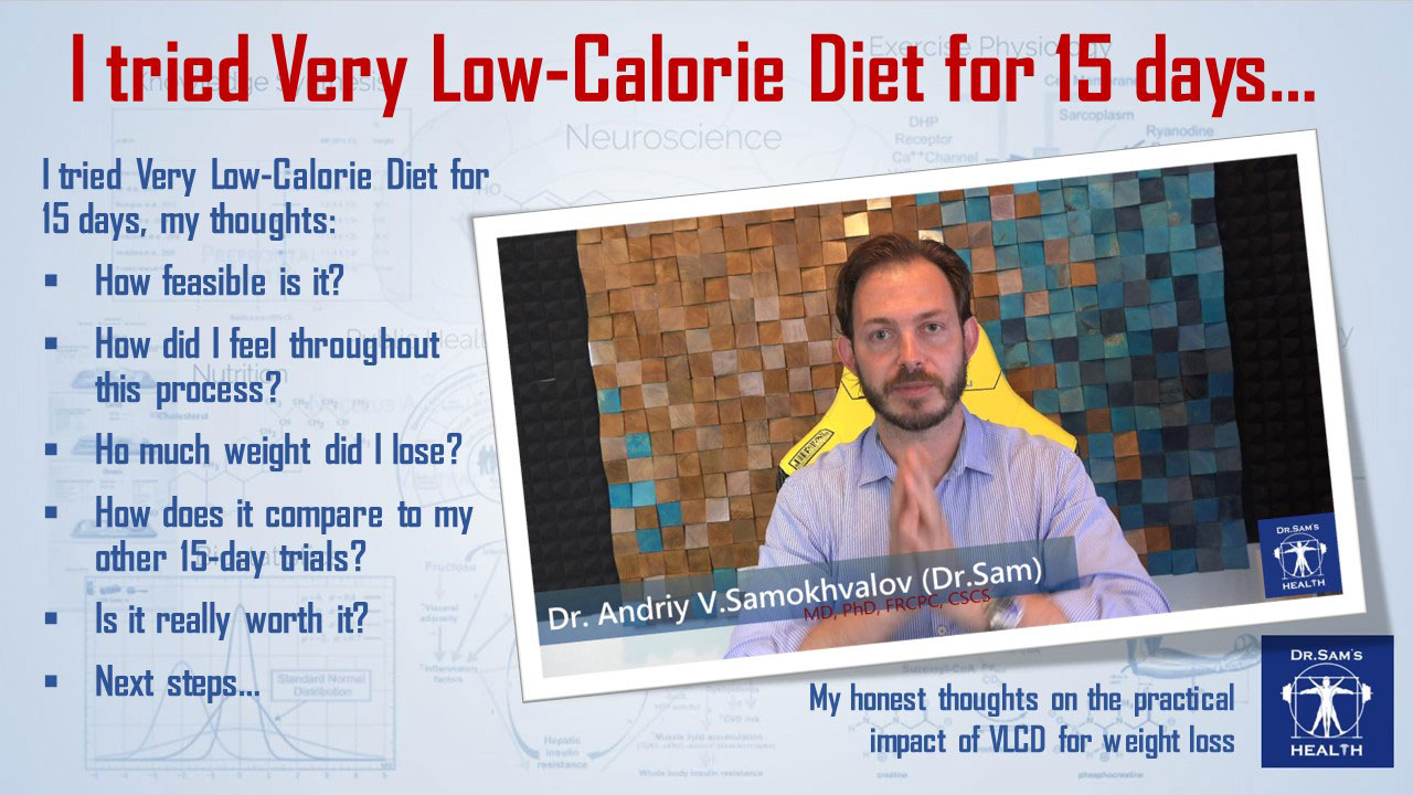 My 15-day Very Low-Calorie Diet Trial